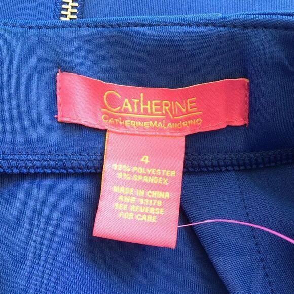 🆕Catherine Malandrino Blue Pencil Skirt - Picture 7 of 8